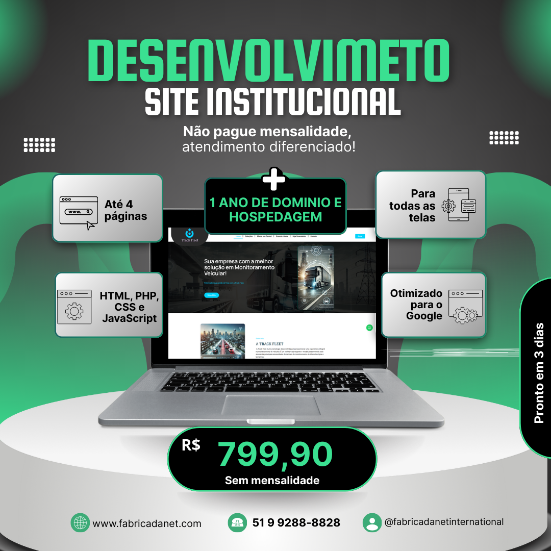 Desenvolvimento de site